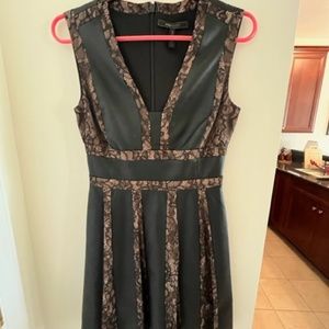 BCBG MaxAzria  Faux Leather Dress